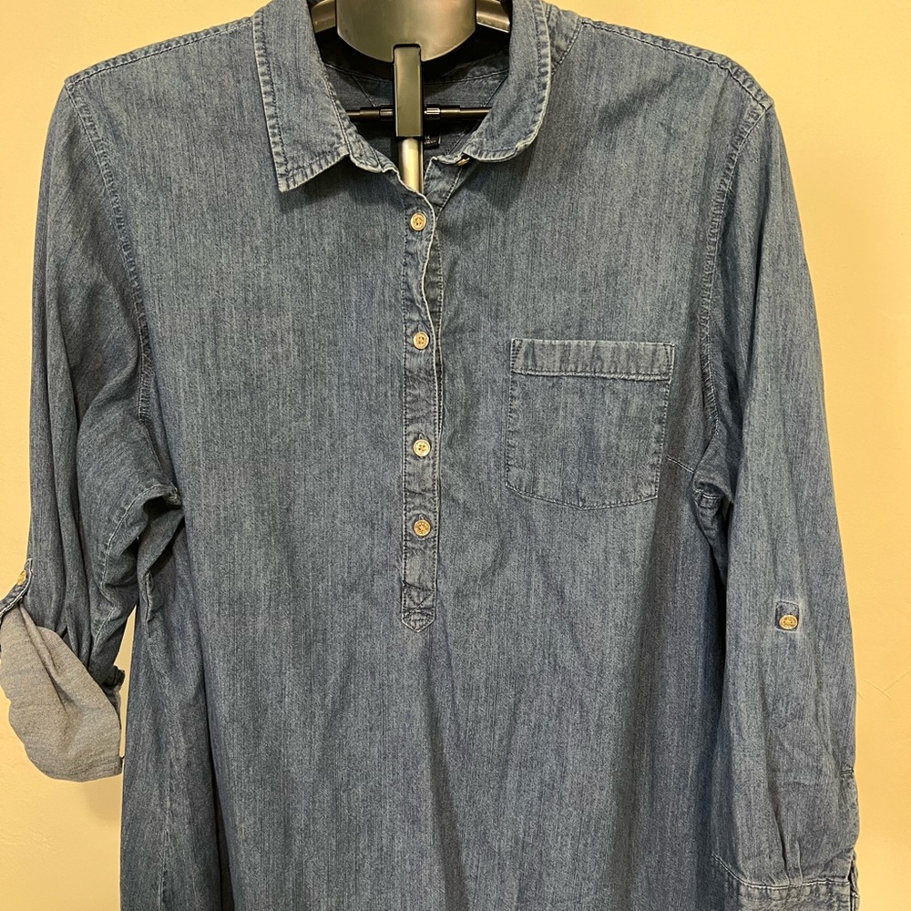 Tommy Hilfiger Blue Denim Shirt